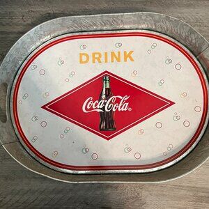 Coca Cola Galvanized Tray
